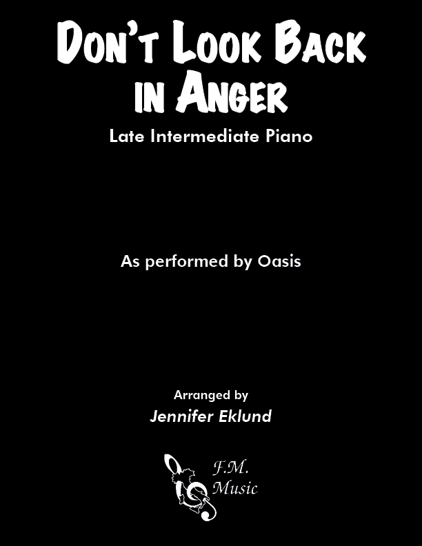 Don't Look Back In Anger (Late Intermediate Piano)